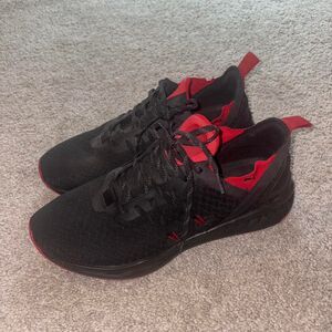Puma Men's Black and Red Ignite Ronin Shoes